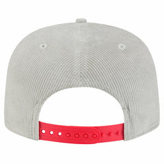 New Era Chicago Cubs Gray Corduroy Golfer Snapback Hat - New Era Lifestyle