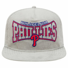 New Era Philadelphia Phillies Gray Corduroy Golfer Snapback Hat - New Era Discount
