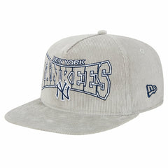 New Era New York Yankees Gray Corduroy Golfer Snapback Hat - New Era Sale