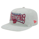 New Era Washington Nationals Gray Corduroy Golfer Snapback Hat - New Era Online
