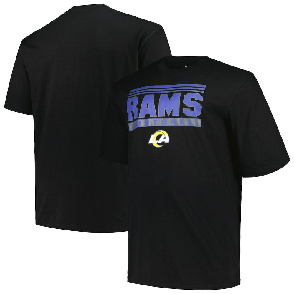 Fanatics Los Angeles Rams Big & Tall Pop T-Shirt Black