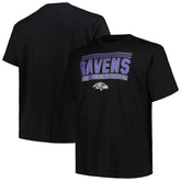 Fanatics Baltimore Ravens Big & Tall Pop T-Shirt Black