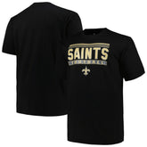 Fanatics New Orleans Saints Big & Tall Pop T-Shirt Black