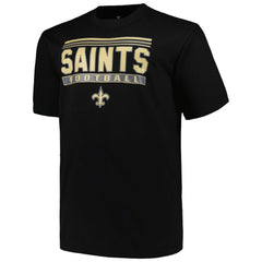 Fanatics New Orleans Saints Big & Tall Pop T-Shirt Black