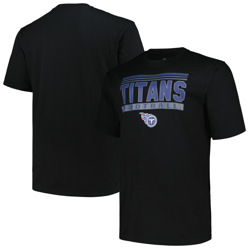 Fanatics Tennessee Titans Big & Tall Pop T-Shirt Black