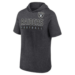 Fanatics Las Vegas Raiders Big & Tall Hoodie T-Shirt Black