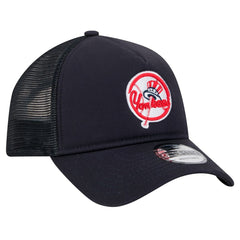 New York Yankees New Era 9FORTY A-Frame Trucker Adjustable Hat - Navy - New Era on Sale