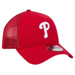 Philadelphia Phillies New Era 9FORTY A-Frame Trucker Adjustable Hat - Red - New Era Sale