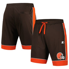 Cleveland Browns Starter Fan Favorite Fashion Shorts Brown/Orange