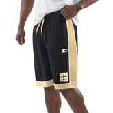 New Orleans Saints Starter Vintage Fan Favorite Shorts Black/Gold