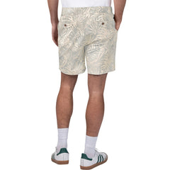 Miami Dolphins Margaritaville Sandwashed Monstera Print Amphib Shorts Gray