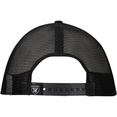 New Era Las Vegas Raiders Distressed 9FIFTY A-Frame Snapback Hat White/Black
