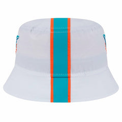 Miami Dolphins New Era Helmet Bucket Hat White