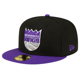 Sacramento Kings 2-Tone 59FIFTY Fitted Hat Black/Purple | New Era US