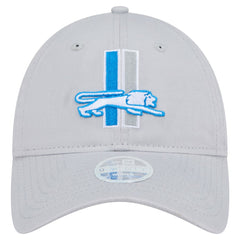 Detroit Lions New Era Women's Throwback Main Core Classic 2.0 9TWENTY Adjustable Hat Silver