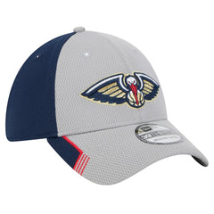 New Orleans Pelicans Active Trim 39THIRTY Flex Hat Gray/Navy | New Era