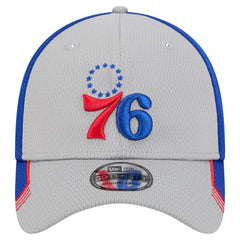 Philadelphia 76ers Active Trim 39THIRTY Flex Hat Gray/Royal | New Era outlet