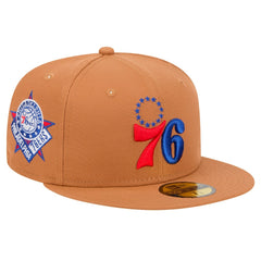 Philadelphia 76ers Color Pack 59FIFTY Fitted Hat Tan | New Era online