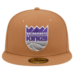Sacramento Kings Color Pack 59FIFTY Fitted Hat Tan | New Era outlet