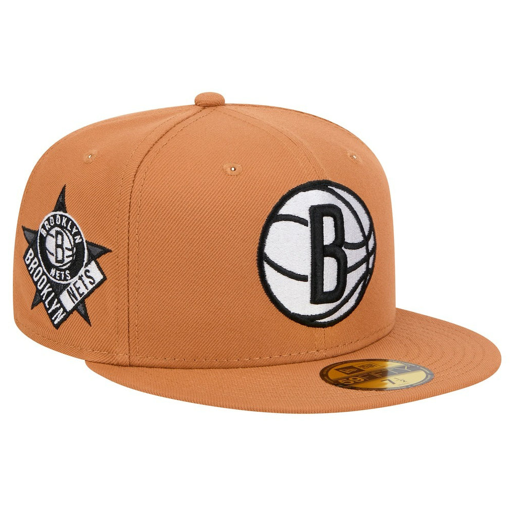 Brooklyn Nets Color Pack 59FIFTY Fitted Hat Tan | New Era online