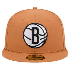 Brooklyn Nets Color Pack 59FIFTY Fitted Hat Tan | New Era online