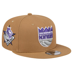 Sacramento Kings Color Pack 9FIFTY Snapback Hat Tan | New Era Lifestyle