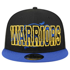 Golden State Warriors Sport Night Splatter 2-Tone 9FIFTY Snapback Hat for sale Black/Royal | New Era for sale