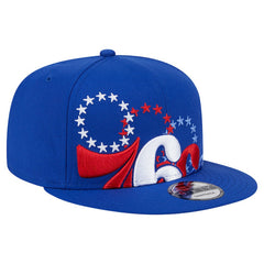 Philadelphia 76ers Sport Night Team Shadow 9FIFTY Snapback Hat Royal | New Era Lifestyle