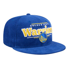 Golden State Warriors Throwback Display Corduroy 9FIFTY Snapback Hat for sale Royal | New Era discount