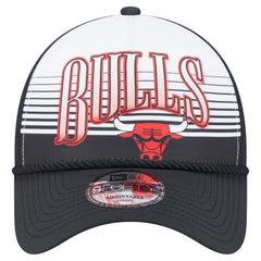 Chicago Bulls Black Throwback Gradient A-Frame 9FORTY Adjustable Hat | New Era online