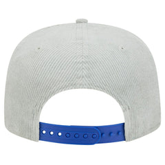 Golden State Warriors Throwback Corduroy Golfer Snapback Hat for sale Gray | New Era Lifestyle