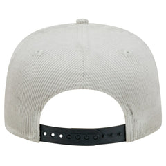 Chicago Bulls Throwback Corduroy Golfer Snapback Hat Gray | New Era