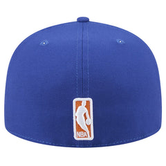 New York Knicks Throwback Pennant 59FIFTY Fitted Hat Blue | New Era for sale