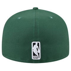 Milwaukee Bucks Throwback Pennant 59FIFTY Fitted Hat Hunter Green | New Era Near Me
