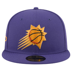 Phoenix Suns Throwback Pennant 59FIFTY Fitted Hat Purple | New Era outlet