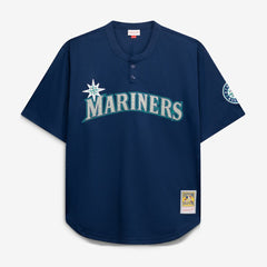 Seattle Mariners Mitchell & Ness Big & Tall Cooperstown Collection Mesh Batting Practice Jersey - Navy - Mitchell & Ness Sale