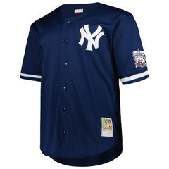 Derek Jeter New York Yankees Mitchell & Ness Big & Tall Cooperstown Mesh Batting Practice Jersey - Navy - Mitchell & Ness Lifestyle