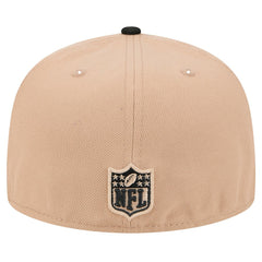 Baltimore Ravens New Era Logo Main 59FIFTY Fitted Hat Tan