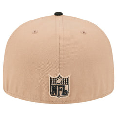 Atlanta Falcons New Era Throwback Logo Main 59FIFTY Fitted Hat Tan