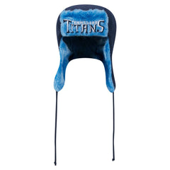 Tennessee Titans New Era Helmet Head Trapper Knit Hat Navy