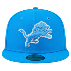 New Era Detroit Lions Blue Main 59FIFTY Fitted Hat
