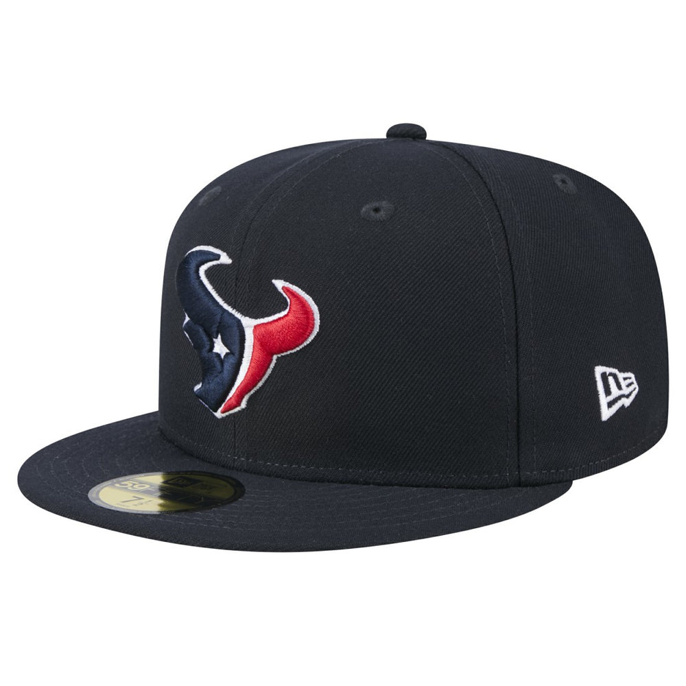 Houston Texans New Era Main 59FIFTY Fitted Hat Navy