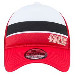 San Francisco 49ers New Era Youth Sport Night Color Block 9FORTY A-Frame Trucker Adjustable Hat Scarlet
