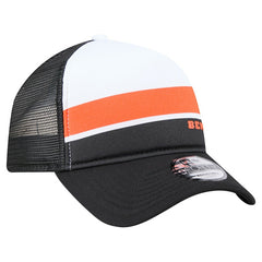 Cincinnati Bengals New Era Preschool Sport Night Color Block 9FORTY A-Frame Trucker Adjustable Hat Black