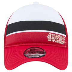 San Francisco 49ers New Era Preschool Sport Night Color Block 9FORTY A-Frame Trucker Adjustable Hat Scarlet