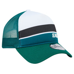 Philadelphia Eagles New Era Preschool Sport Night Color Block 9FORTY A-Frame Trucker Adjustable Hat Midnight Green