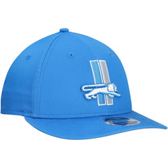 Detroit Lions New Era Main Low Profile 9FIFTY Snapback Hat Blue