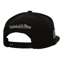Los Angeles Kings Mitchell & Ness Retro Script Colorblock Snapback Hat - Black - NHL 201141494