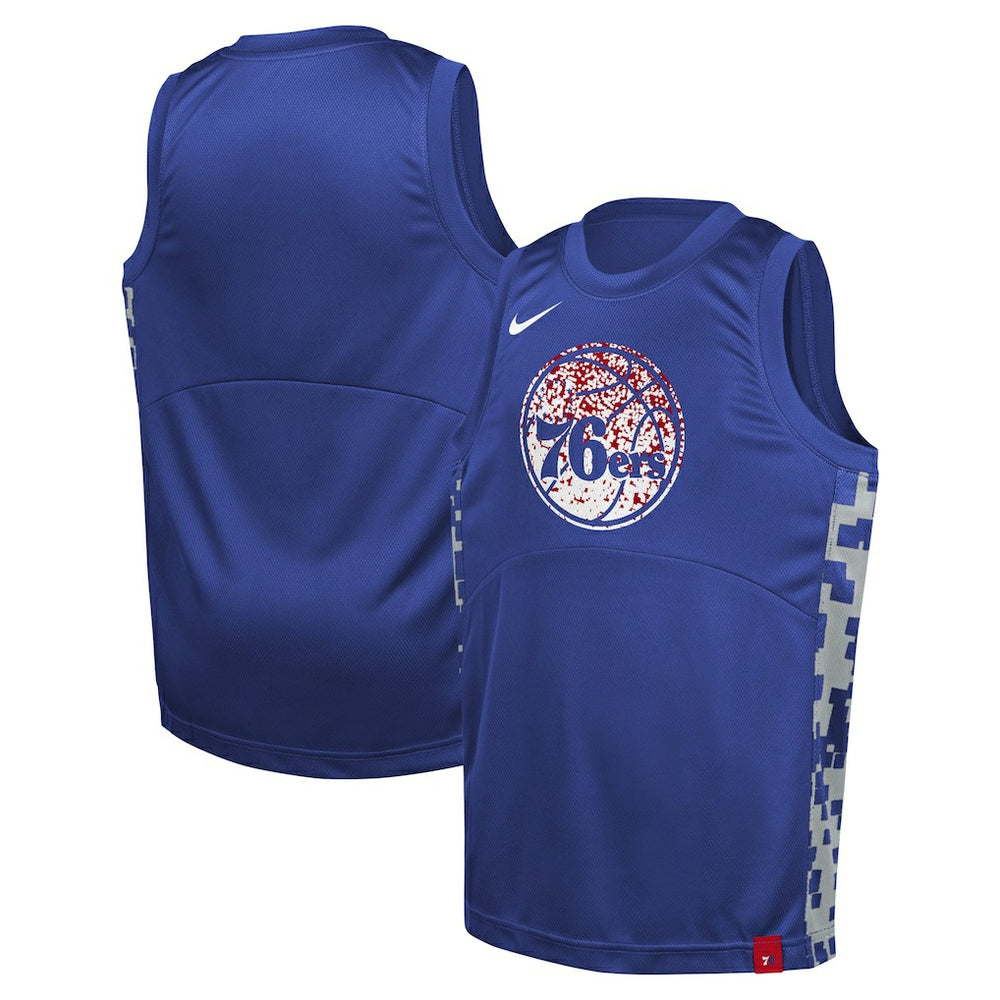 Philadelphia 76ers Youth Courtside Starting Five Team Jersey Royal | Nike Lifestyle
