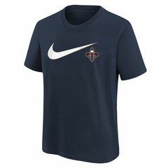 New Orleans Pelicans Youth Swoosh T-Shirt Navy | Nike Near Me